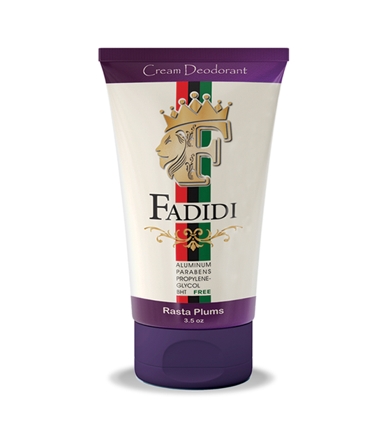 Fadidi Cream Deodorant - Rasta Plums 3.5 oz.